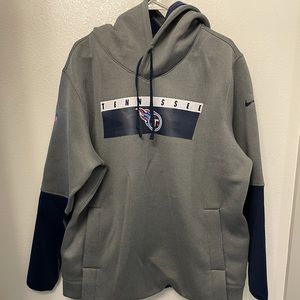 Men’s XL Nike Grey Tennessee Titans Hoodie- Never Worn- Authentic On Field